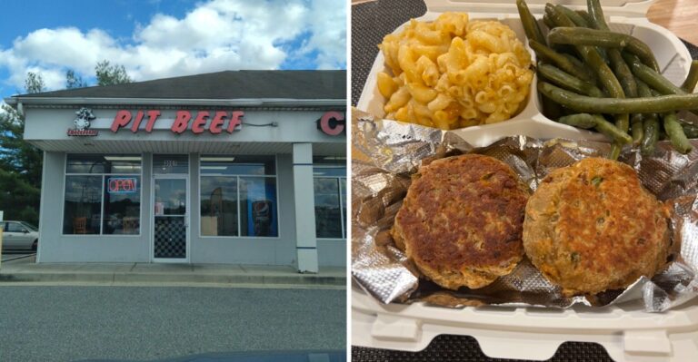 Maryland Locals Say The Crab Cakes And Salmon From This Middle River Soul Food Kitchen Are Worth Ordering Again