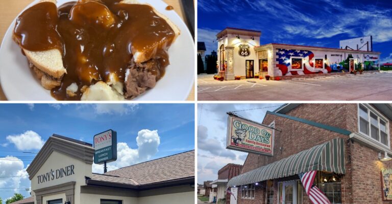 Hot Beef Sandwiches Smothered In Gravy Are Still On The Menu At These 8 Illinois Diners