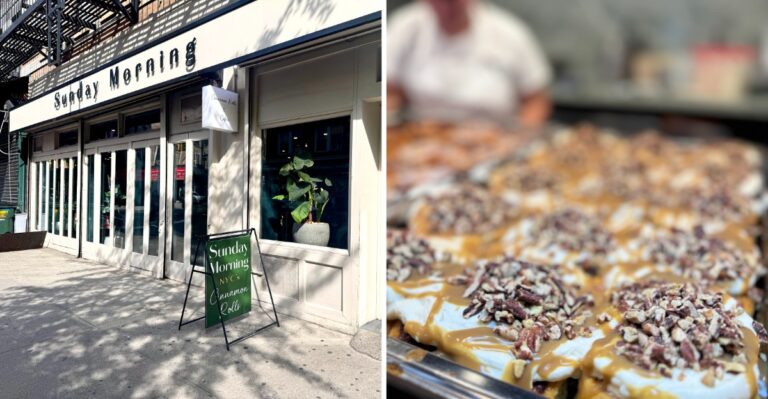 Cinnamon Roll Lovers Line Up For Warm Caramel Pecan Swirls At This Little East Village Bakery In New York