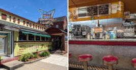Neon Signs And Chrome Counters Make The Miss Florence Diner In Northampton Feel Like 1941