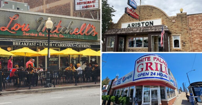 Neon Signs Still Glow Over These 7 Vintage Illinois Diners That Never Changed