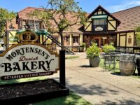 Hungry Visitors To Solvang Keep Walking Out Of Mortensen’s Danish Bakery With Pastry Boxes