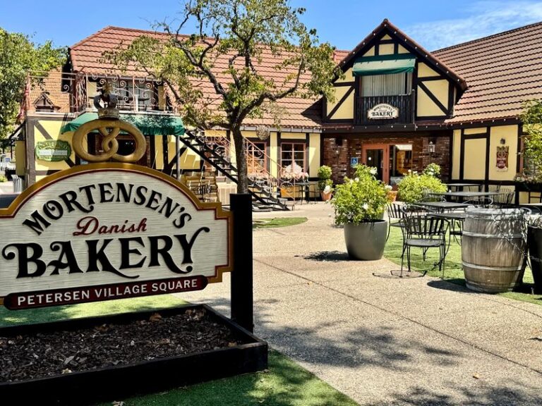 Hungry Visitors To Solvang Keep Walking Out Of Mortensen’s Danish Bakery With Pastry Boxes