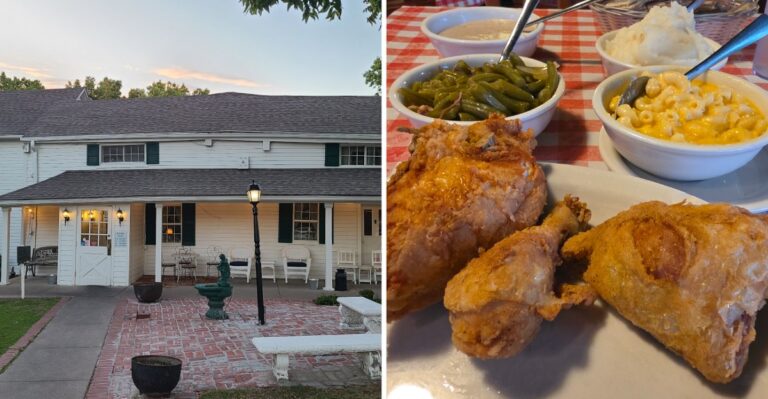 Order The Fried Chicken Family-Style At This Old Missouri Dining Room Near Excelsior Springs