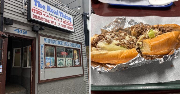 When A Real Cheesesteak Craving Hits, This Maryland Sub Shop Serves Them With Provolone And House-Made Hot Sauce