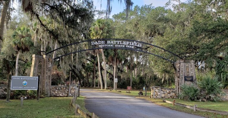 Walk Through An Abandoned Sugar Mill And Old Ruins At Dade Battlefield Near Bushnell