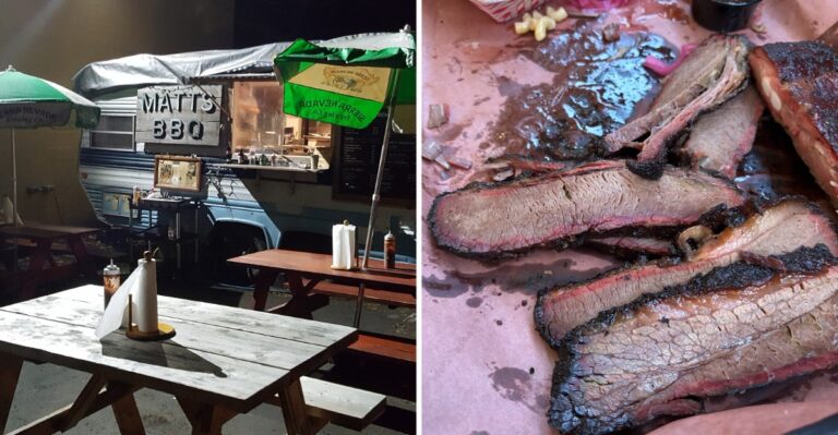 Grab A Picnic Table And Taste The Texas-Style Brisket That Made This Portland, Oregon Food Truck A Staple