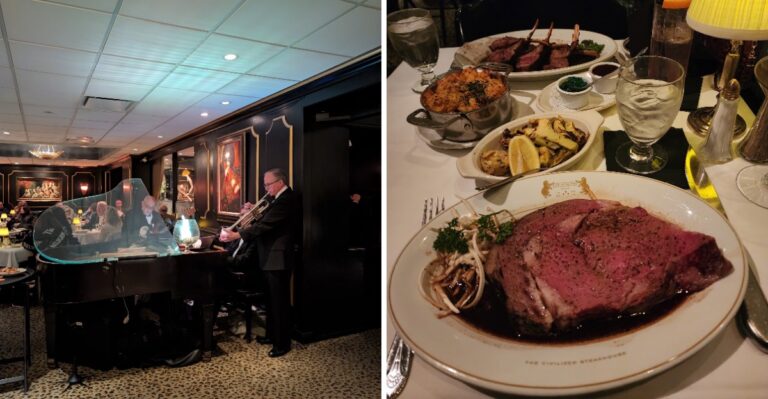 Order The Prime Rib At The Prime Rib In Baltimore, Where Leopard Carpet Still Sets The Mood