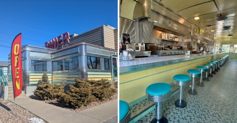 This Restored 1954 Wisconsin Diner Feels Like Stepping Back In Time Over Cinnamon Roll French Toast