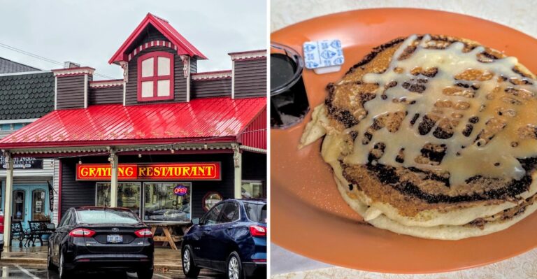 Since 1937, This Old-Fashioned Small-Town Michigan Diner Has Served Hearty Breakfasts And Cinnamon Roll Pancakes