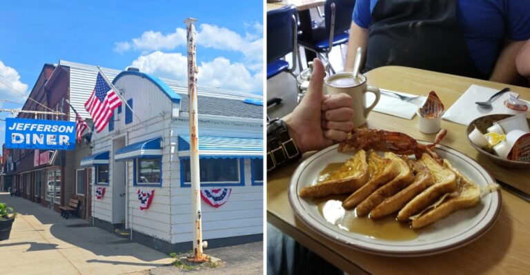 This Old Train Car Turned Small-Town Ohio Diner Is A Local Favorite For Homemade-Bread French Toast