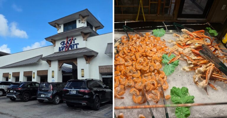 Florida Seafood Lovers Load Up On Crab Legs, Sushi, And Hibachi At This All-You-Can-Eat Buffet With A Koi Pond