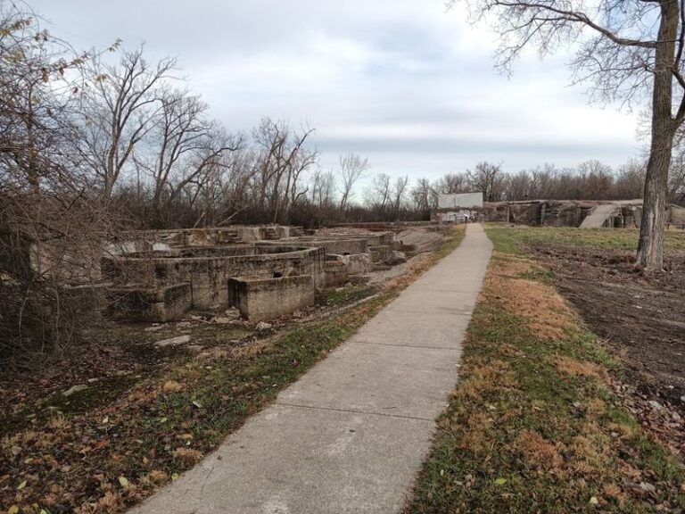 In Illinois, A Wooded Trail Winds Past The Haunting Ruins Of An Abandoned Iron Works
