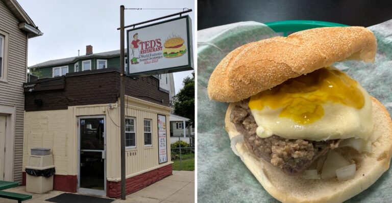 Is There A Better Steamed Cheeseburger Than The One At Ted’s Restaurant In Meriden?