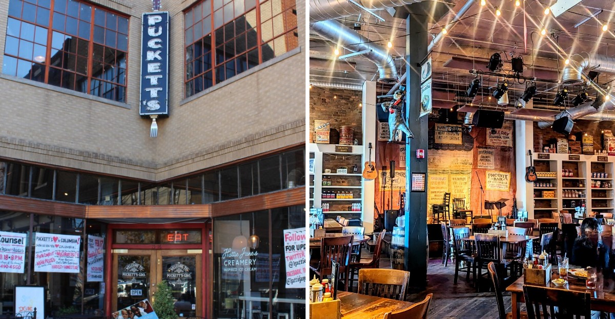 Puckett’s Restaurant Serves Southern Classics From Breakfast To Dinner On Columbia’s Public Square