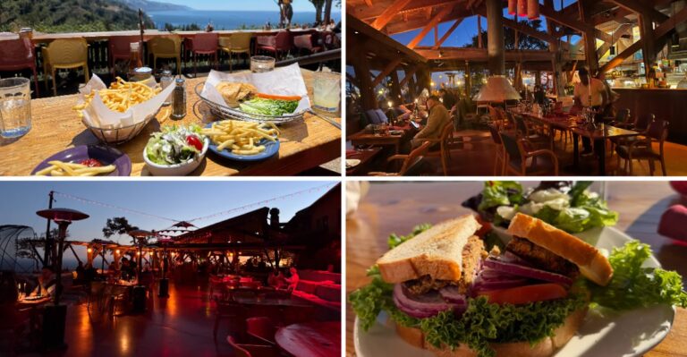 Dinner At Nepenthe In Big Sur Comes With Cliffside Views That Stretch Down The Coast