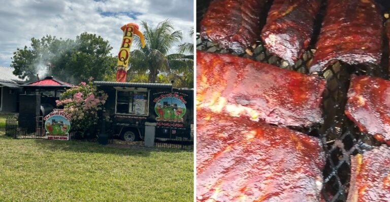 Taste The Juicy Smoked Brisket That Sells Out Fast At This Port St. Lucie, Florida Barbecue Trailer