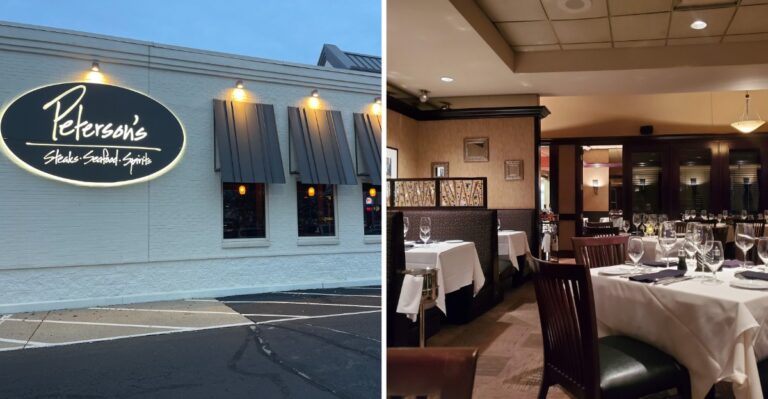 Walk Into Peterson’s Restaurant In Indianapolis And Old-School Supper Club Charm Takes Over