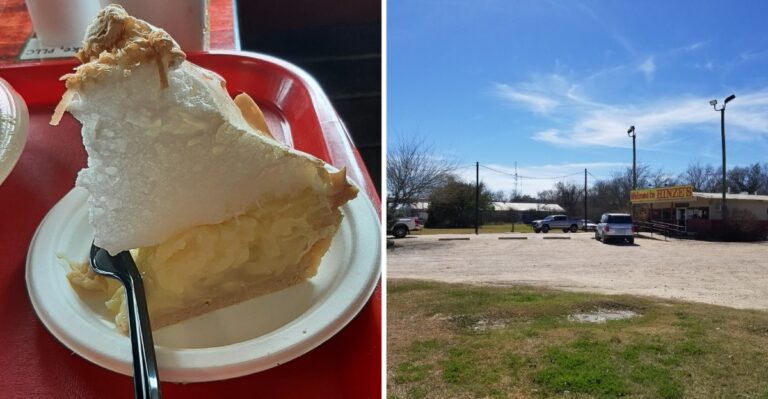 Nobody Leaves Hungry From Hinze’s Bar-B-Que In Wharton, Where Pie Comes With Everything