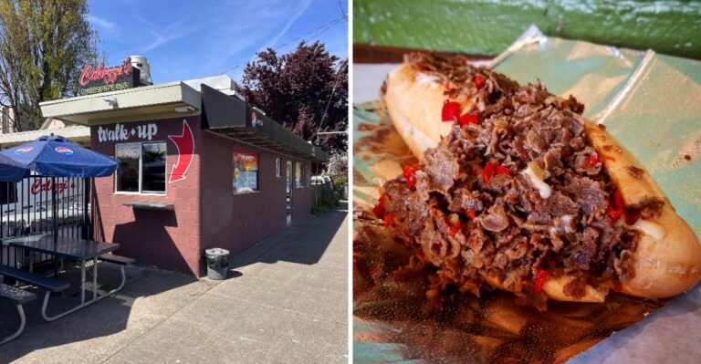 Craving A Real Philly Cheesesteak In Washington? Order One ‘Wit’ At This Seattle Walk-Up Window Under Passing Planes