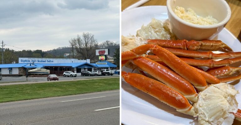 This Spacious Pigeon Forge Buffet Is Where Tennessee Seafood Lovers Fill Up On Crab Legs