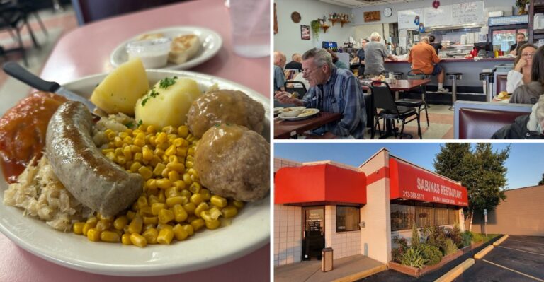 Split A Combo Plate Of Stuffed Cabbage And Fresh Kielbasa At This Family-Owned Polish Spot In Melvindale, Michigan