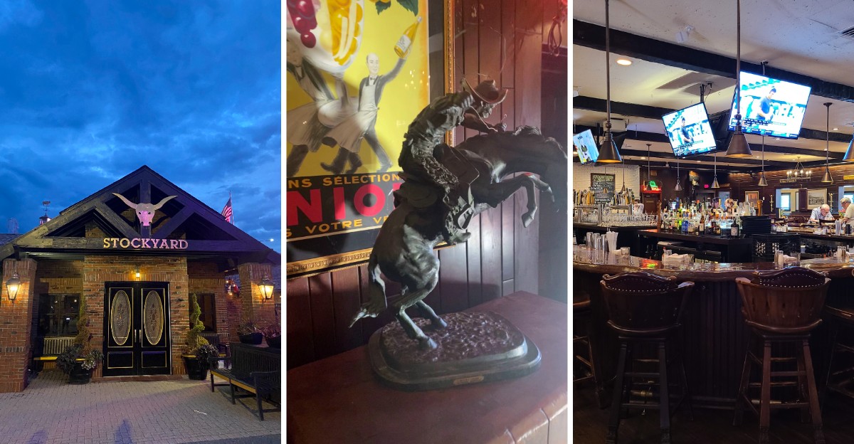 This Old-School Massachusetts Steakhouse Serves Prime Rib Beside A Huge Horseshoe Bar, With Live Music On Weekends
