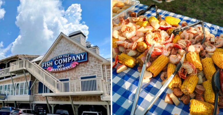 Frogmore Stew And Steamed Shrimp Come Piled High At These 7 Carolina Seafood Shacks