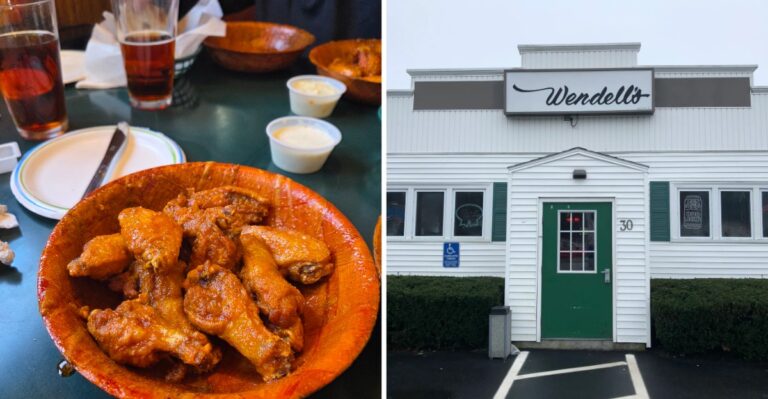 At This No-Frills Massachusetts Pub, Locals Swear By Wings Tossed In Wooden Bowls At Your Table